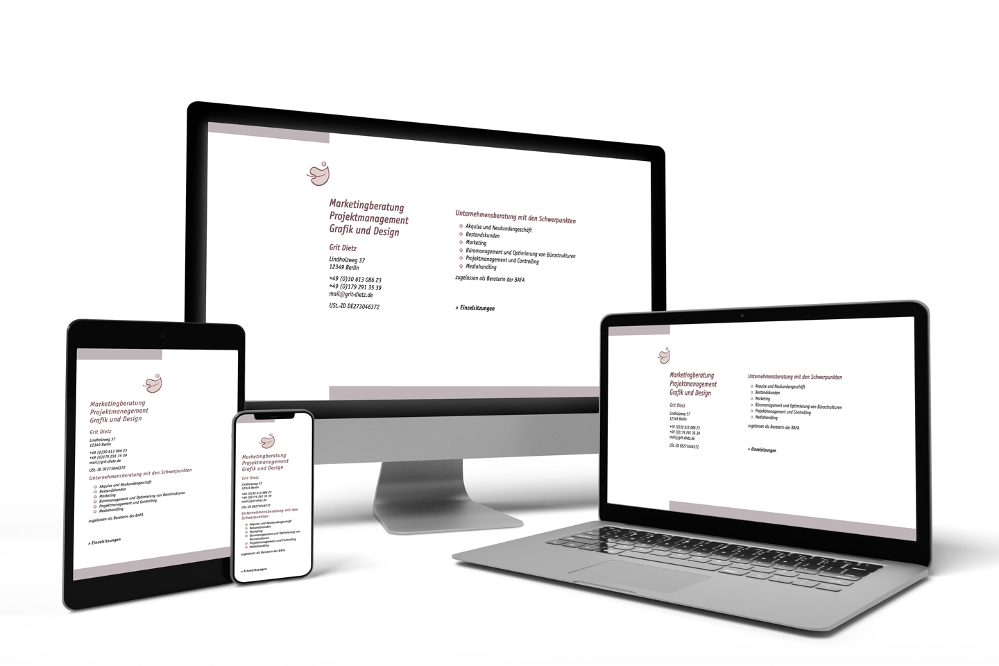 Webdesign Grit Dietz